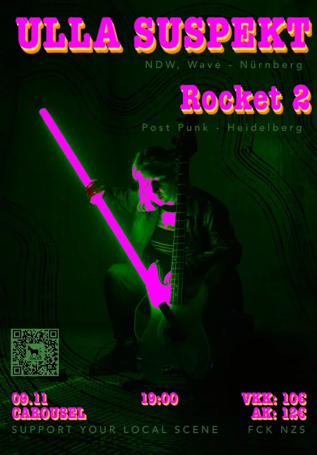 Ulla Suspekt und Rocket 2 – Carousel im alten Autohaus, 09.11.2026