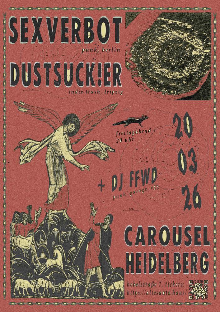 Sexverbot (Punk, Berlin) + Dustsuck!er (Post-Punk/Grunge, Leipzig)